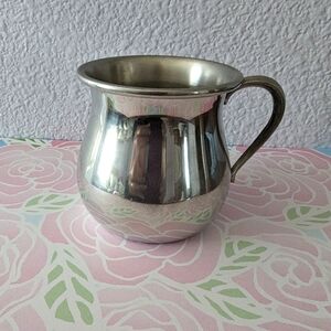 Vintage WEB Pewter Baby Cup